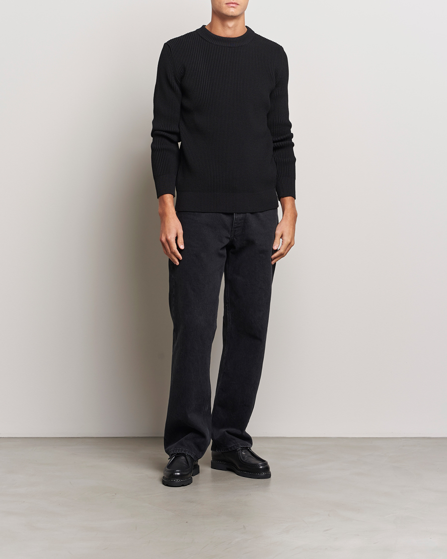 Mies | Puserot | S.N.S. Herning | Fender Wool Crew Neck Black
