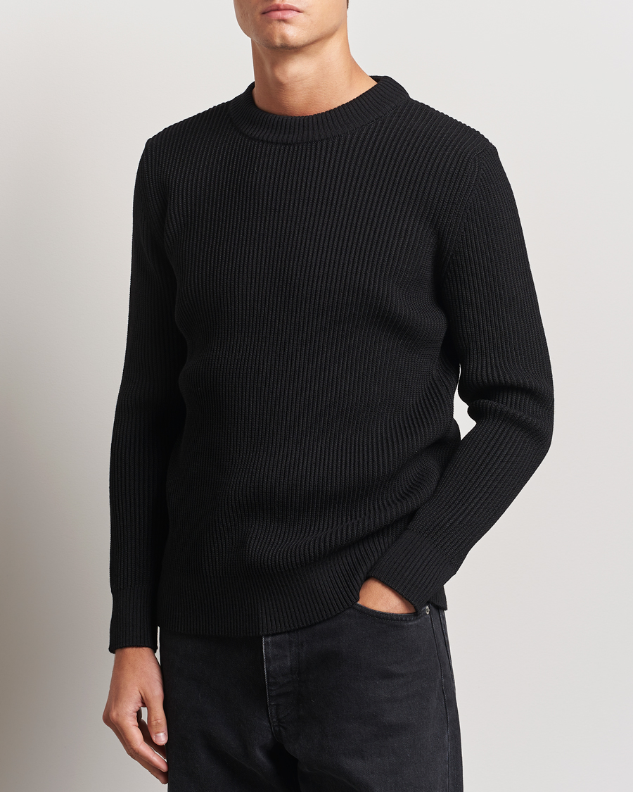 Mies | Puserot | S.N.S. Herning | Fender Wool Crew Neck Black
