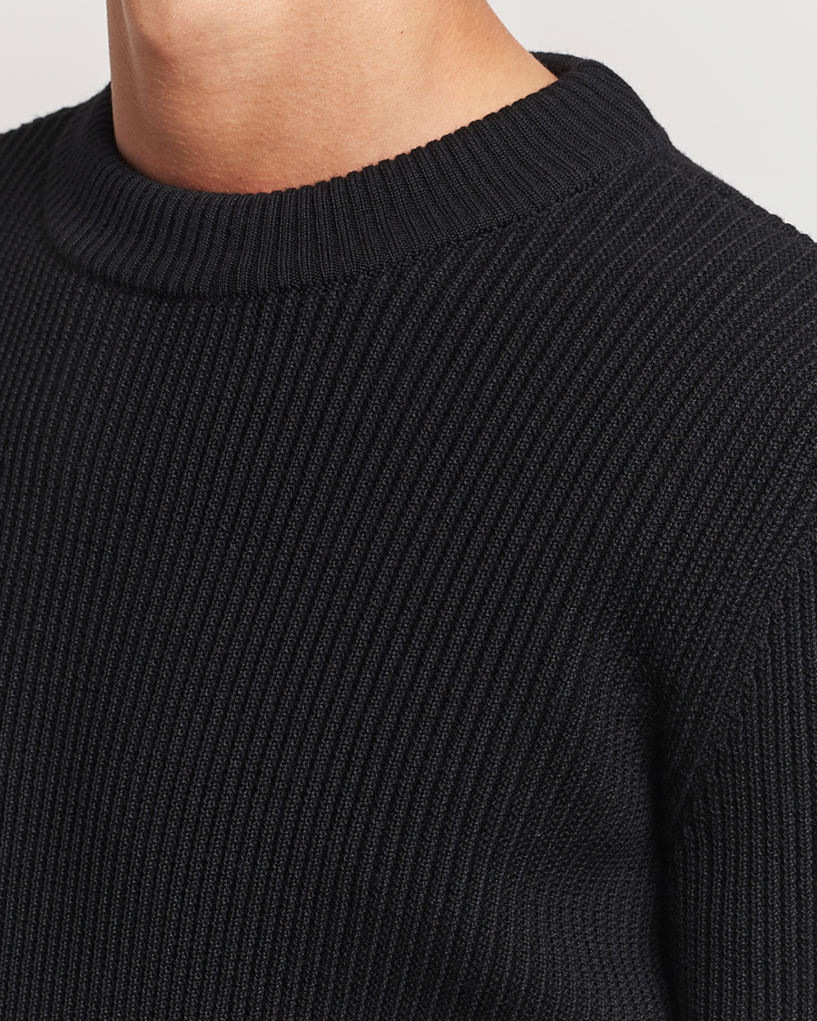 Mies | Puserot | S.N.S. Herning | Fender Wool Crew Neck Black
