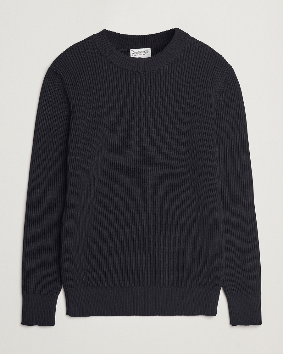 Mies | Puserot | S.N.S. Herning | Fender Wool Crew Neck Navy Blue