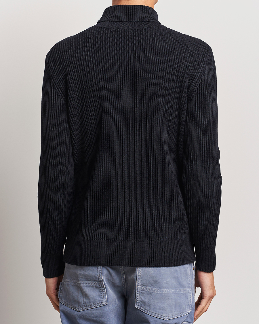 Mies | Puserot | S.N.S. Herning | Fender Wool Rollneck Sweater Navy Blue
