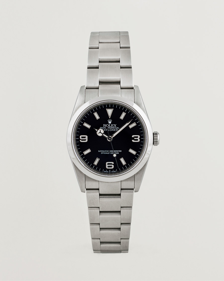 Mies | Rolex Pre-Owned Explorer 114270 Silver | Rolex Pre-Owned | Explorer 114270 Silver