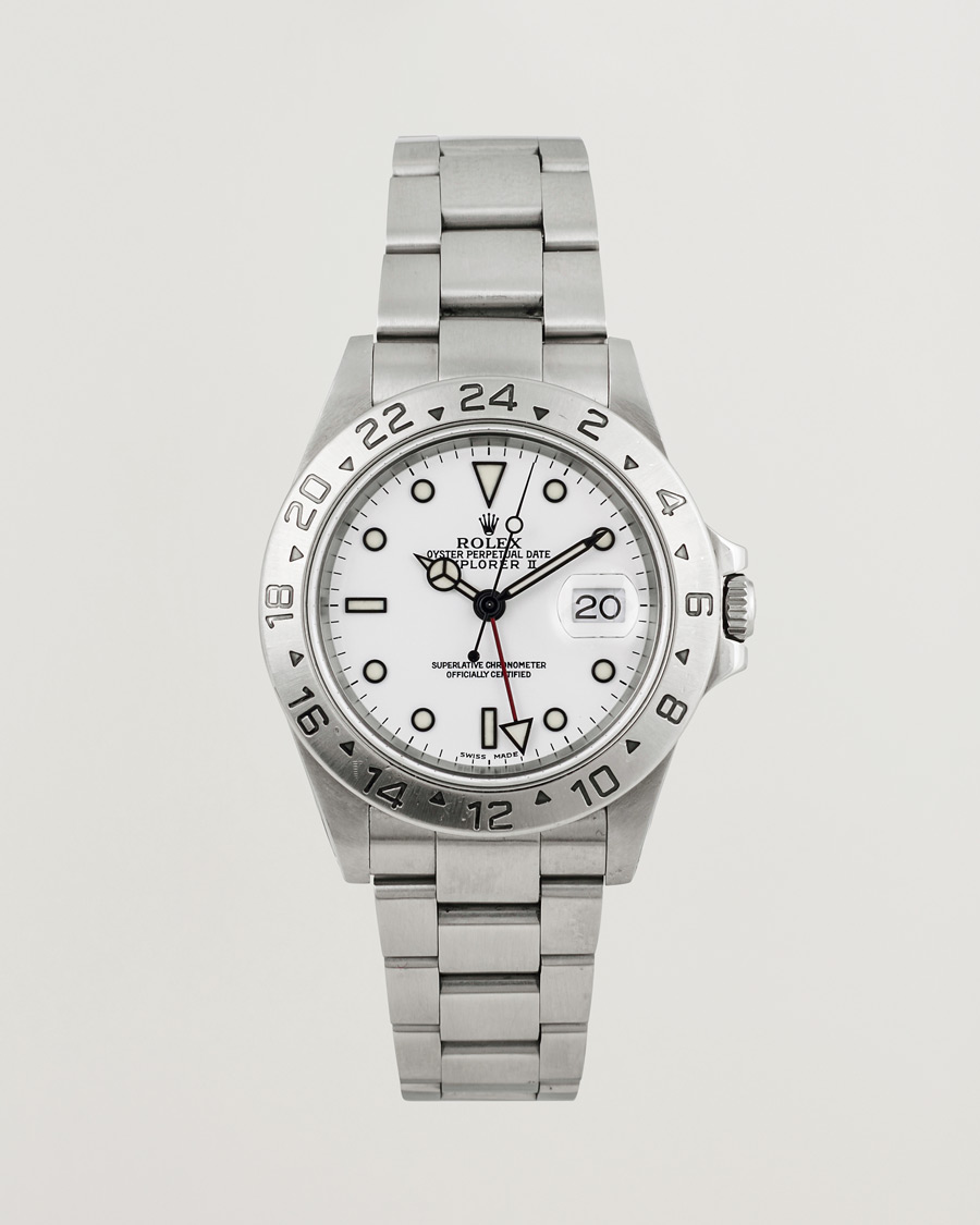 Mies | Rolex Pre-Owned Explorer II 16570 Silver | Rolex Pre-Owned | Explorer II 16570 Silver