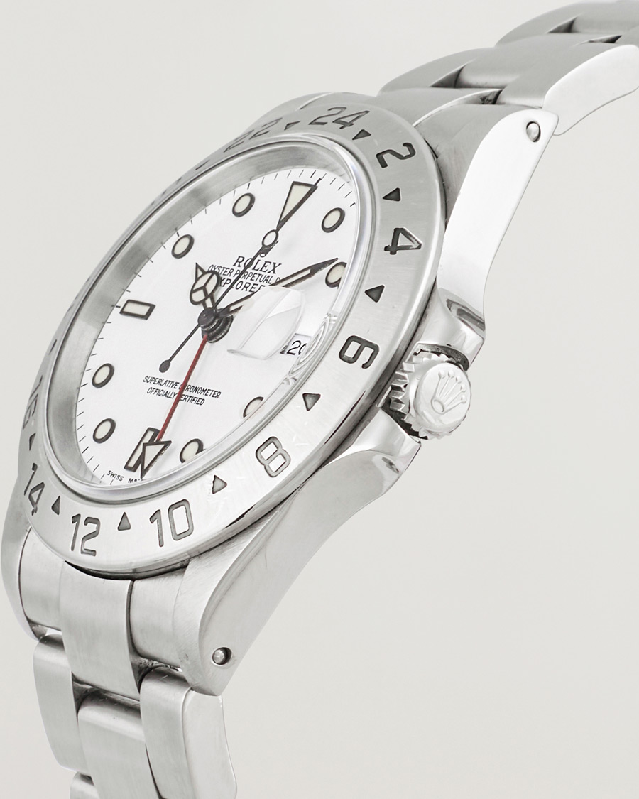 Mies | Rolex Pre-Owned Explorer II 16570 Silver | Rolex Pre-Owned | Explorer II 16570 Silver