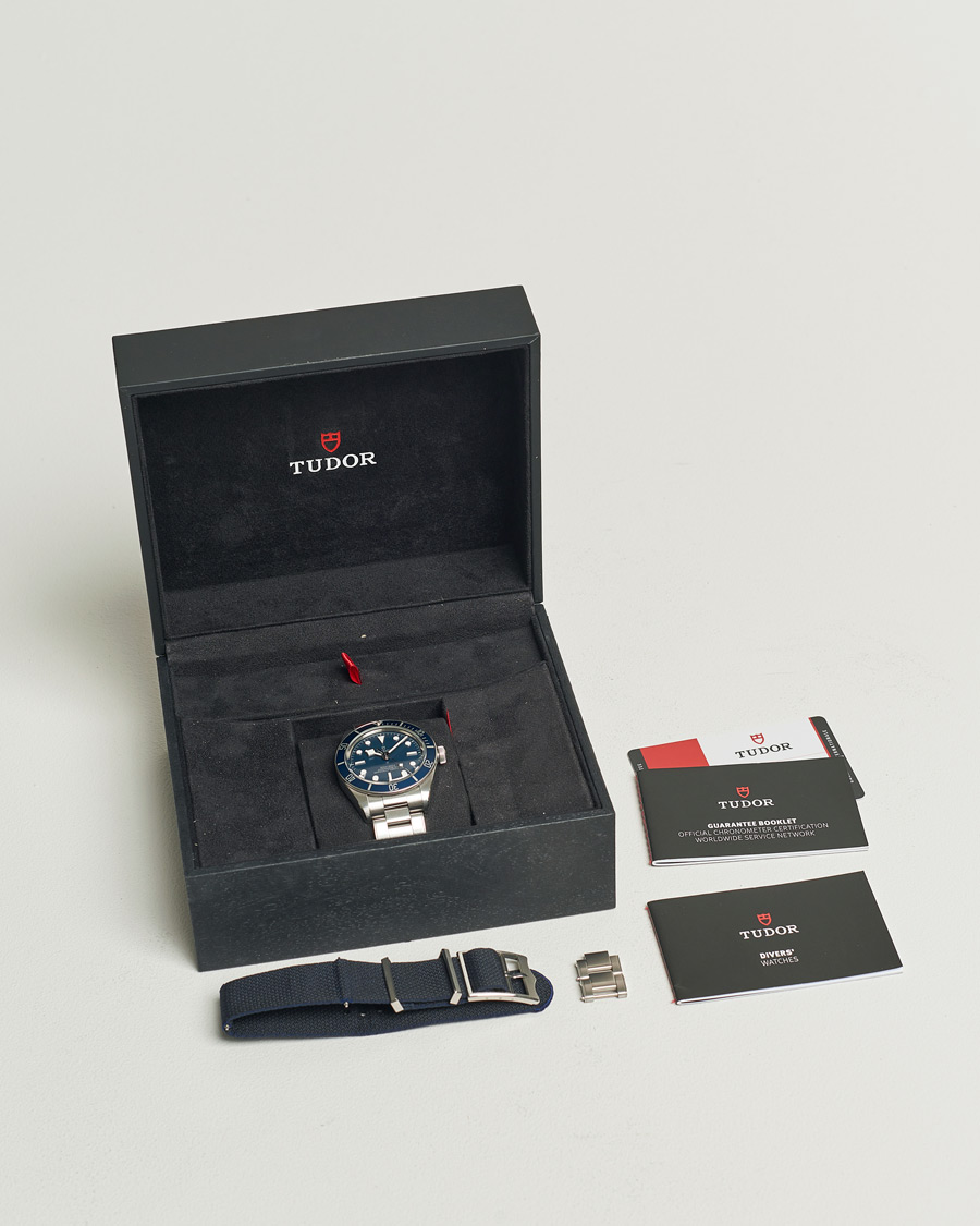 Mies | Tudor Pre-Owned Black Bay Fifty-Eight 79030B Steel Blue Silver | Tudor Pre-Owned | Black Bay Fifty-Eight 79030B Steel Blue Silver