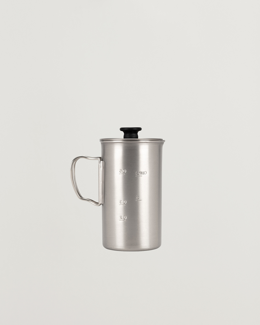 Mies | Snow Peak French Press Coffee Maker Titanium | Snow Peak | French Press Coffee Maker Titanium