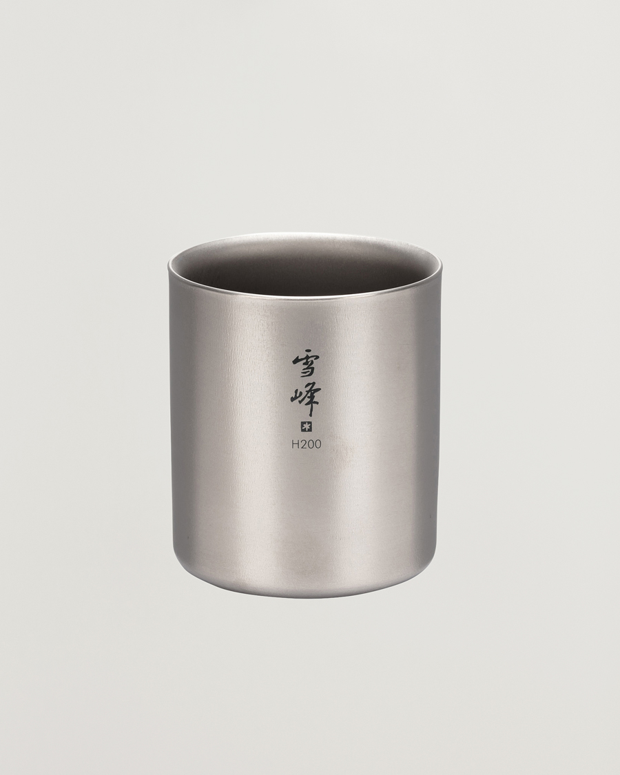 Mies | Outdoor living | Snow Peak | Double Wall Stacking Mug 200 Titanium