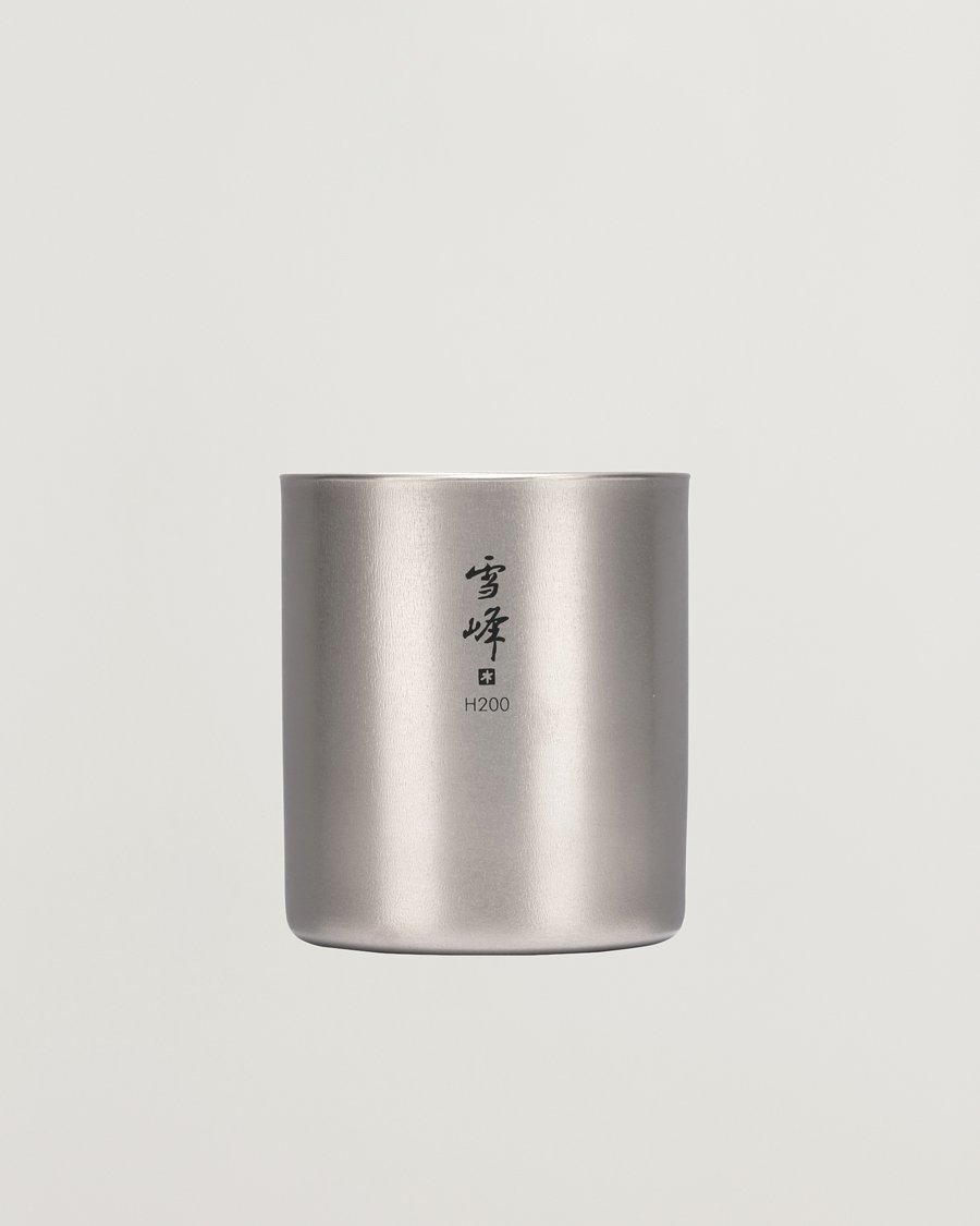 Mies | Outdoor living | Snow Peak | Double Wall Stacking Mug 200 Titanium