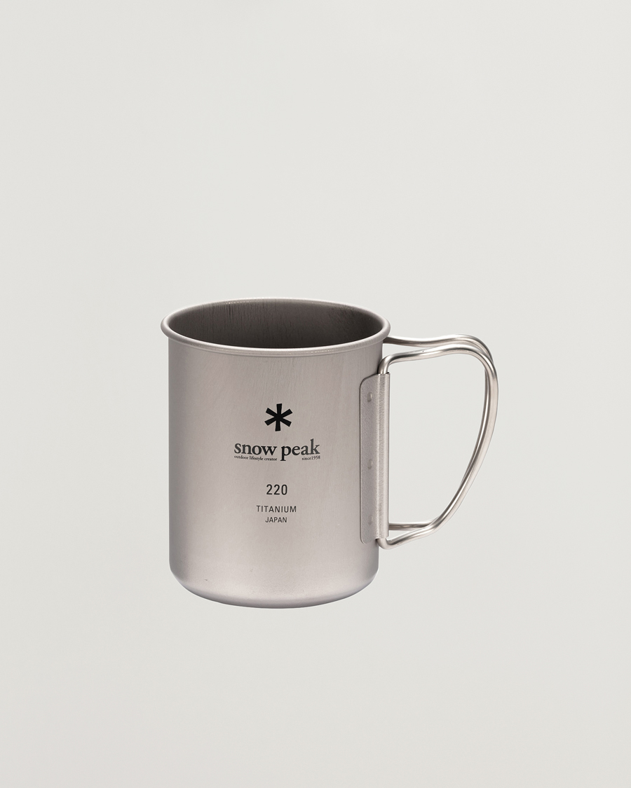 Mies | Snow Peak Single Wall Mug 220 Titanium | Snow Peak | Single Wall Mug 220 Titanium