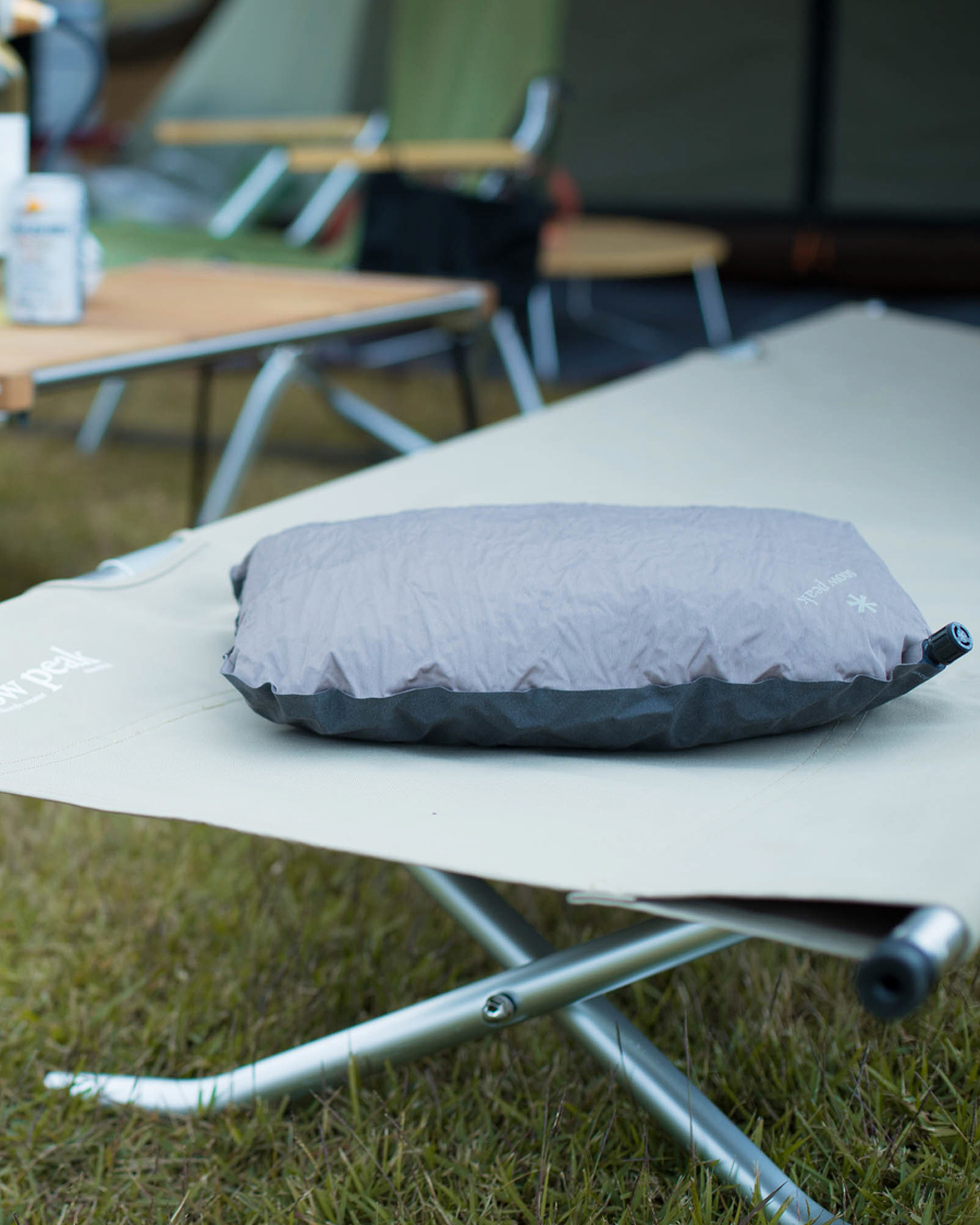 Mies | Snow Peak Stretch Pillow Grey | Snow Peak | Stretch Pillow Grey