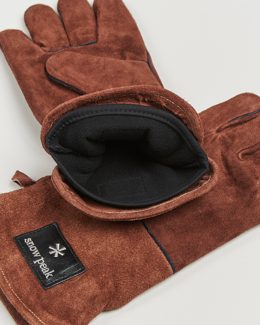 Mies | Outdoor living | Snow Peak | Fireside Gloves Brown