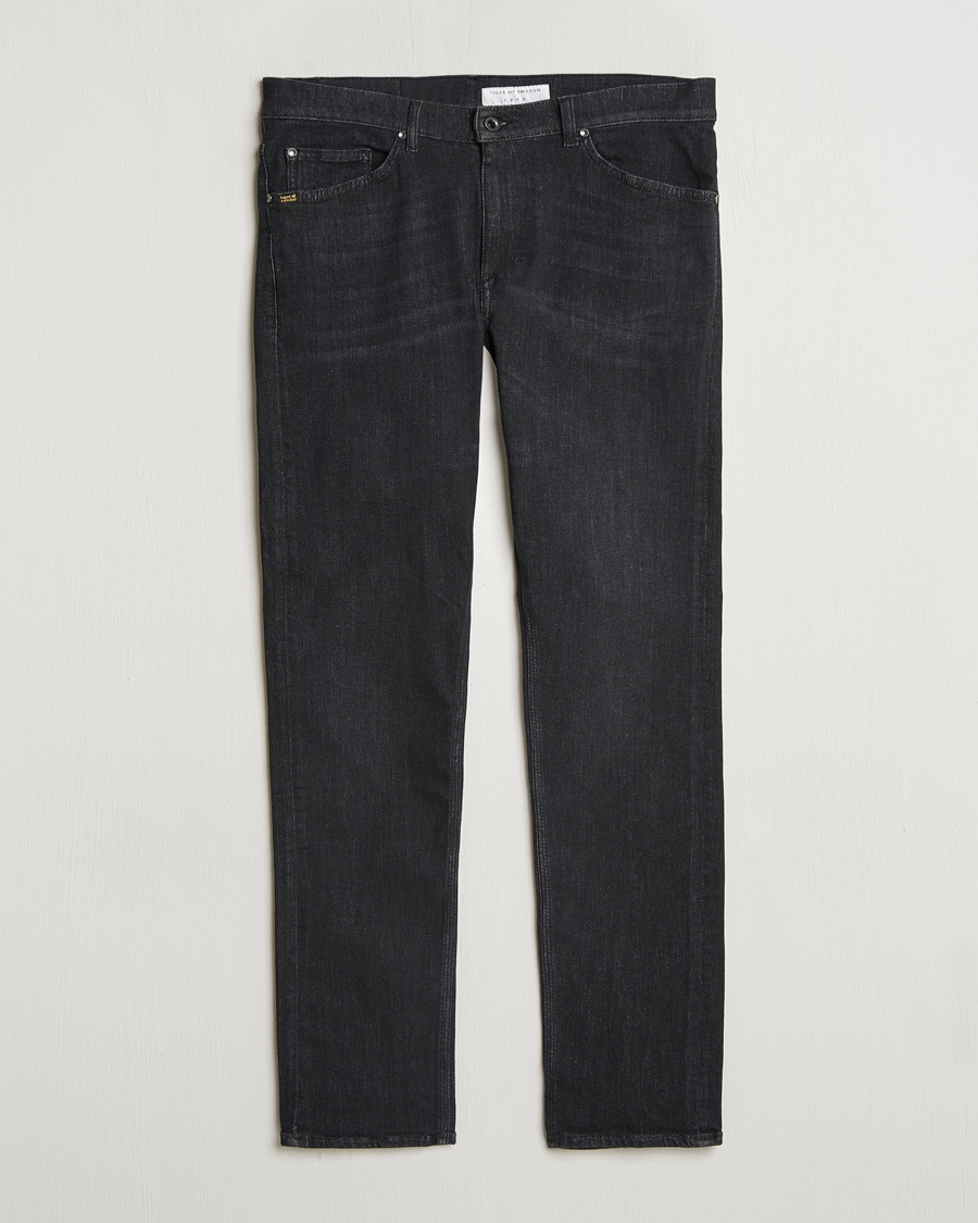 Mies | Farkut | Tiger of Sweden | Evolve Stretch Cotton Jeans Washed Black