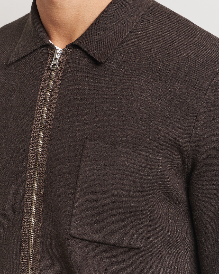 Mies | Puserot | Samsøe Samsøe | Guna Full Zip Turkish Coffee