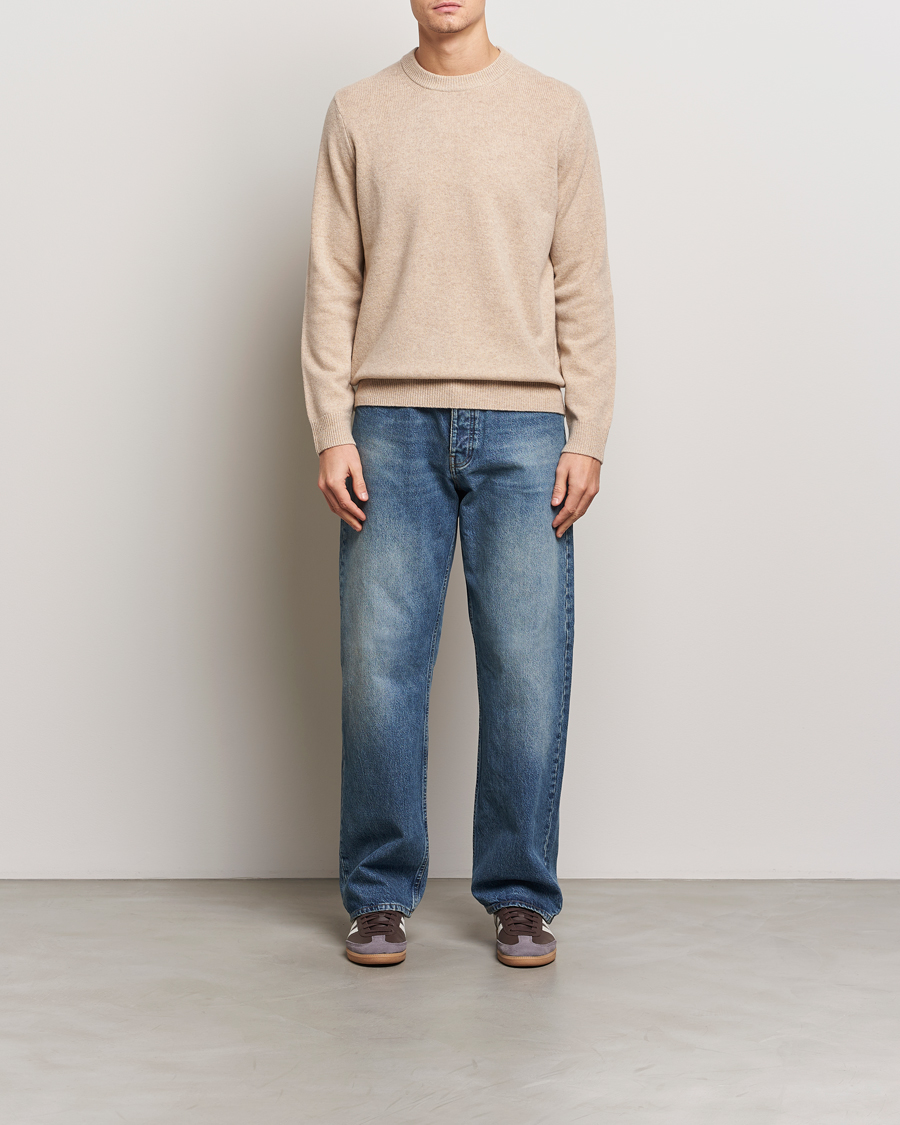 Mies | Puserot | Samsøe Samsøe | Isak Knitted Crew Neck Seneca Rock