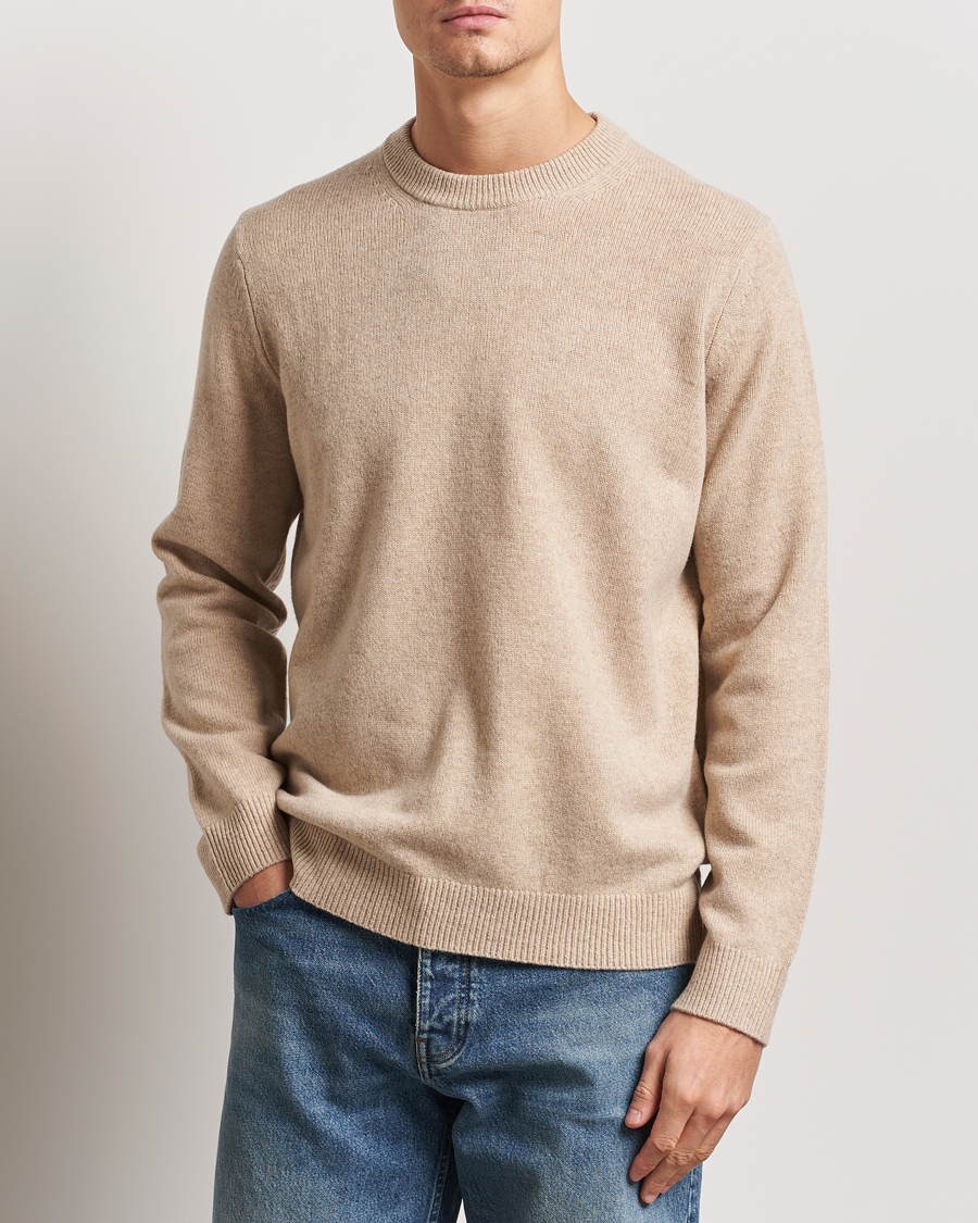 Mies | Puserot | Samsøe Samsøe | Isak Knitted Crew Neck Seneca Rock