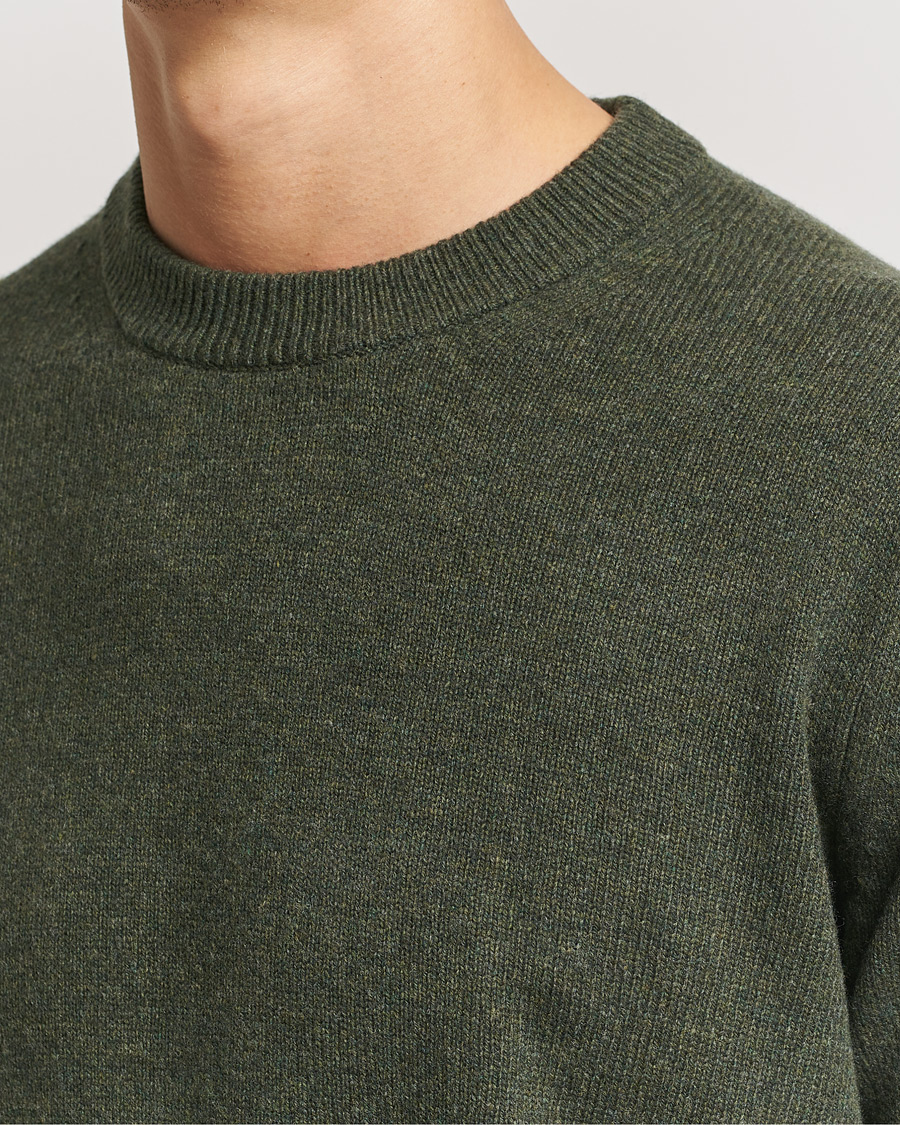 Mies | Puserot | Samsøe Samsøe | Isak Knitted Crew Neck Forest Night