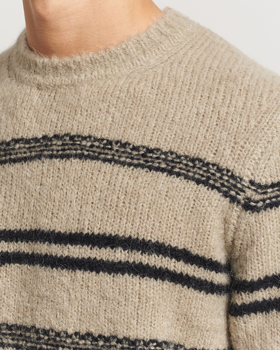 Mies | Puserot | Samsøe Samsøe | Arin Alpaca Striped Sweater Seneca Rock