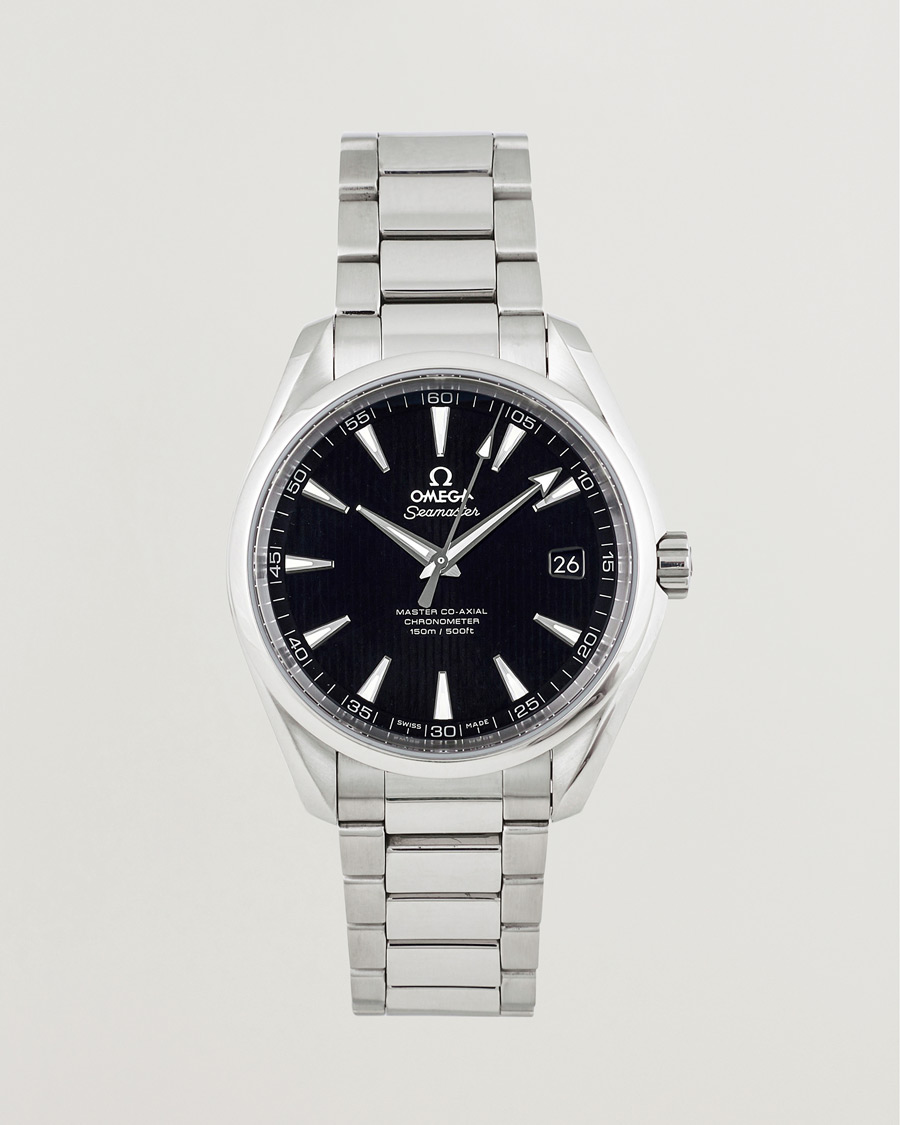 Mies | Omega Pre-Owned Seamaster Aqua Terra Silver | Omega Pre-Owned | Seamaster Aqua Terra Silver