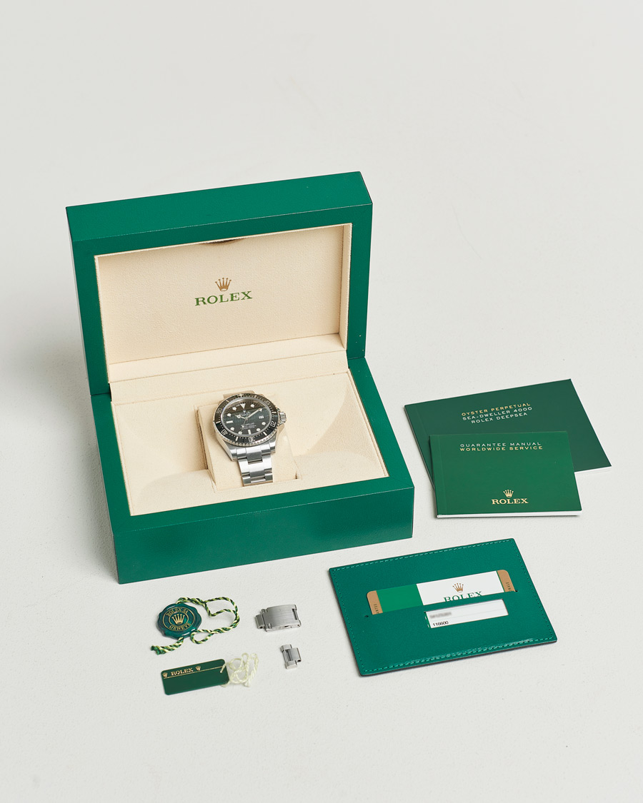Mies | Rolex Pre-Owned Sea-Dweller 4000 116600 Silver | Rolex Pre-Owned | Sea-Dweller 4000 116600 Silver