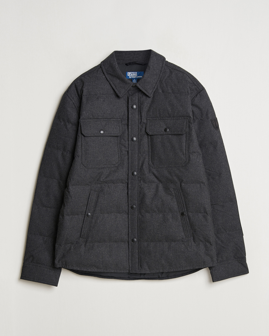 Mies | Takit | Polo Ralph Lauren | Lewis Quilted Insulated Shirt Jacket Dark Charcoal
