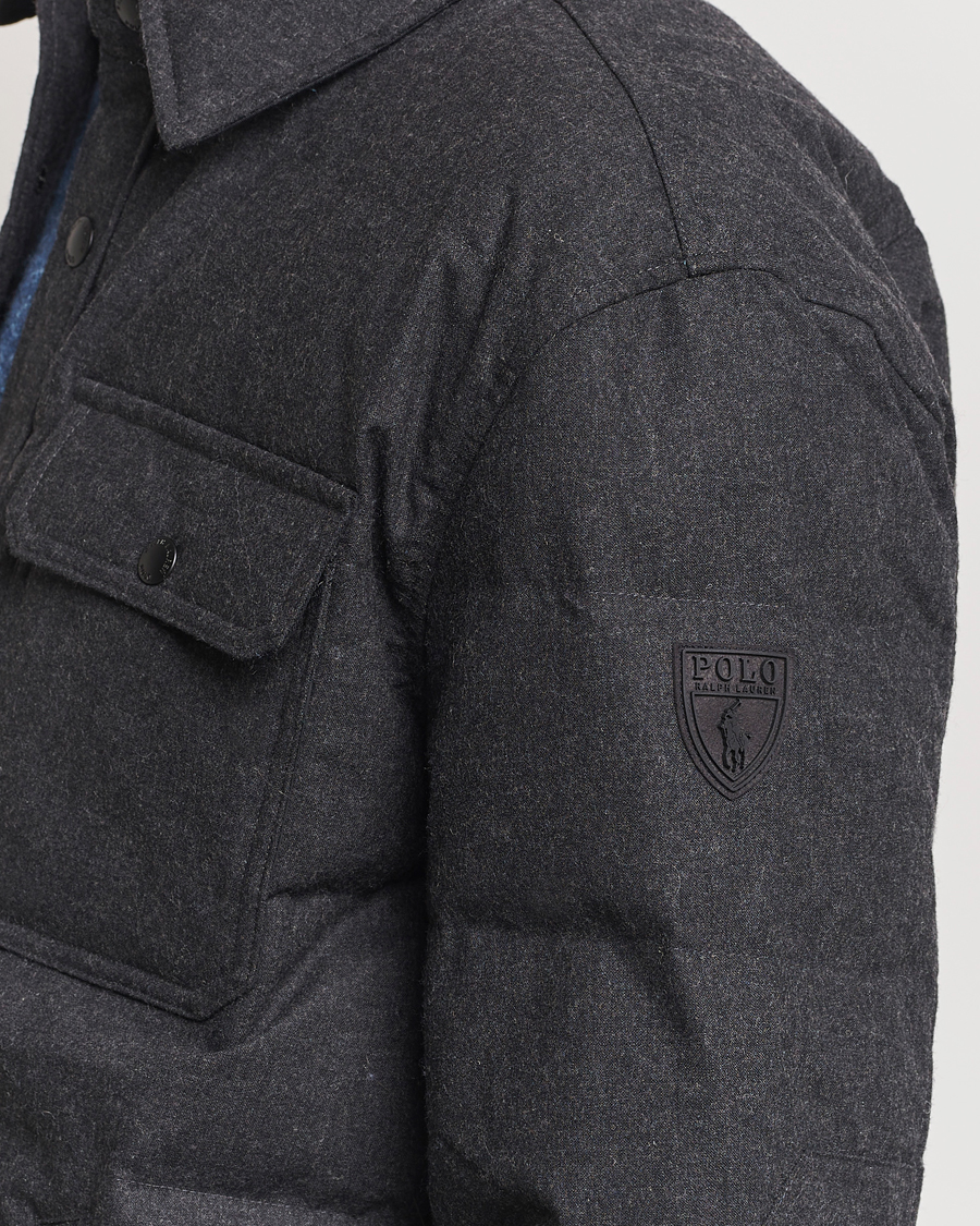 Mies | Takit | Polo Ralph Lauren | Lewis Quilted Insulated Shirt Jacket Dark Charcoal