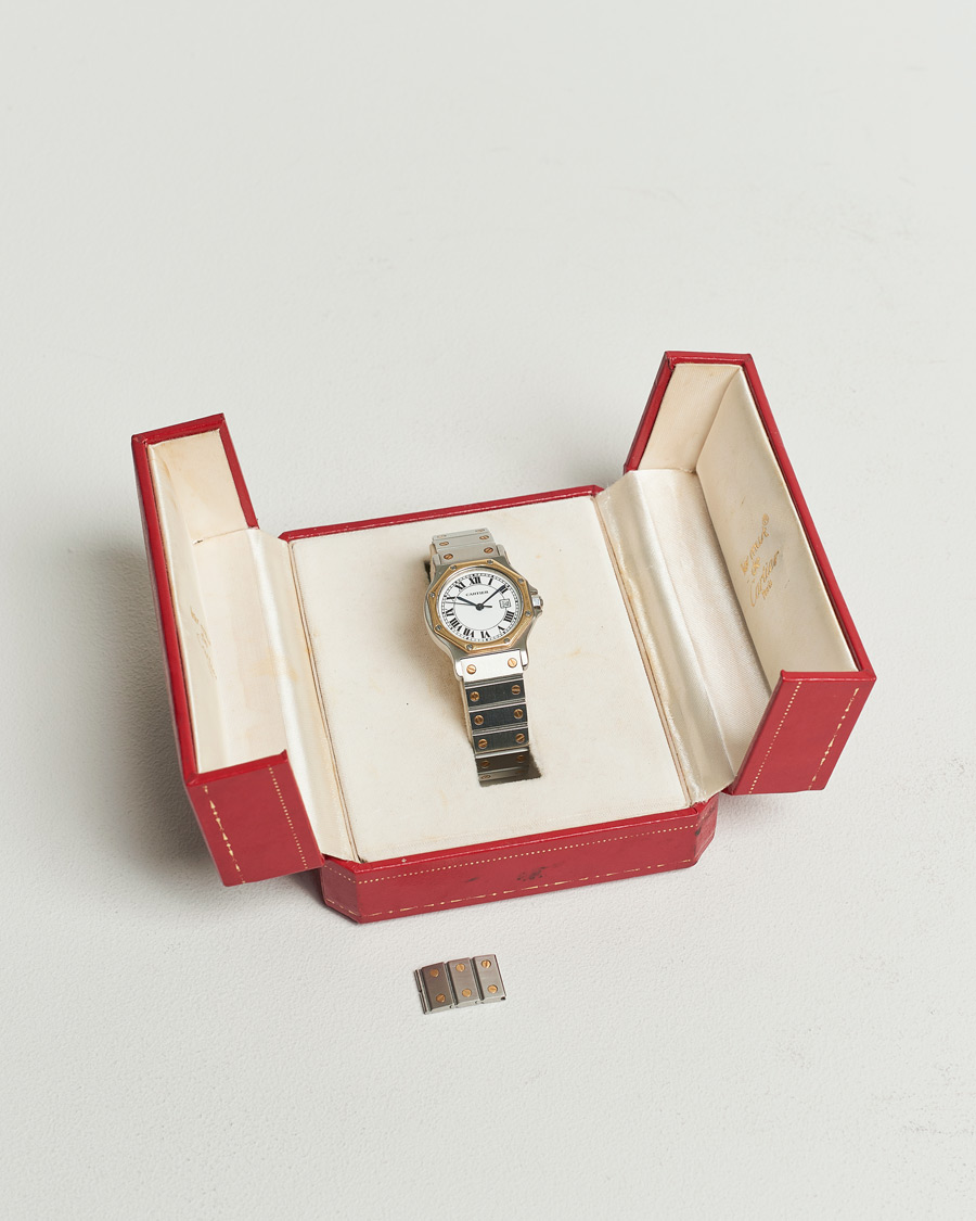 Mies | Cartier Pre-Owned Santos Octagon Silver | Cartier Pre-Owned | Santos Octagon Silver