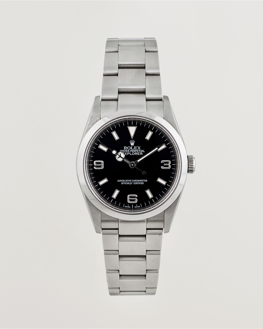 Mies | Rolex Pre-Owned Explorer 114270 Silver | Rolex Pre-Owned | Explorer 114270 Silver