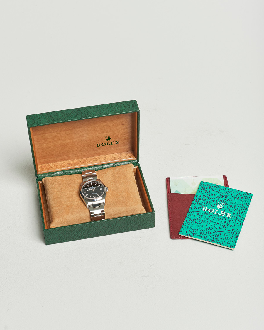 Mies | Rolex Pre-Owned Explorer 114270 Silver | Rolex Pre-Owned | Explorer 114270 Silver