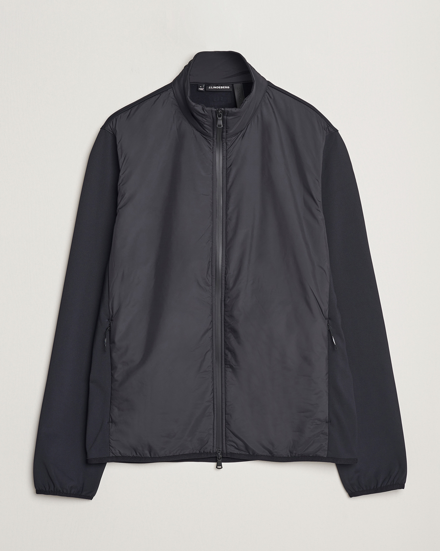 Mies | Takit | J.Lindeberg | Davida Hybrid Jacket Black