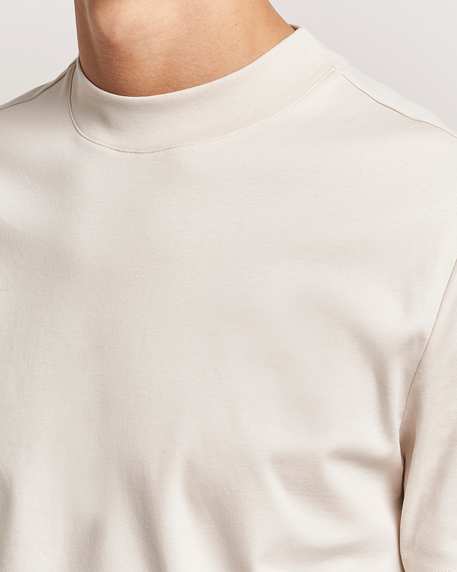 Mies | T-paidat | J.Lindeberg | Ace Mock Neck T-Shirt Moonbeam