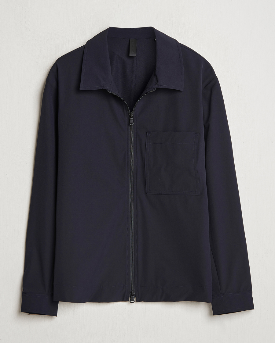 Mies | Kauluspaidat | J.Lindeberg | Jake Zipped Overshirt Navy