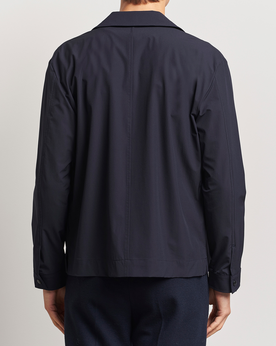 Mies | Kauluspaidat | J.Lindeberg | Jake Zipped Overshirt Navy