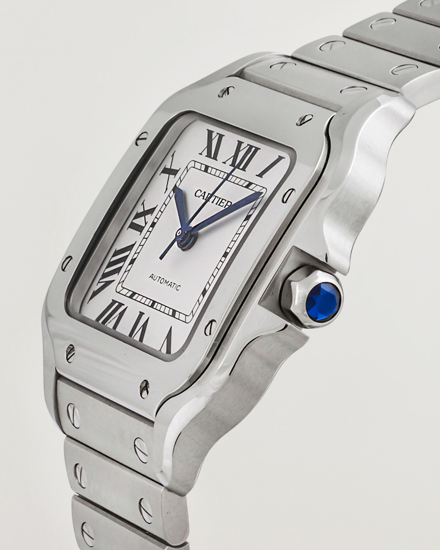 Mies | Cartier Pre-Owned Santos De Cartier WSSA0029 Silver | Cartier Pre-Owned | Santos De Cartier WSSA0029 Silver