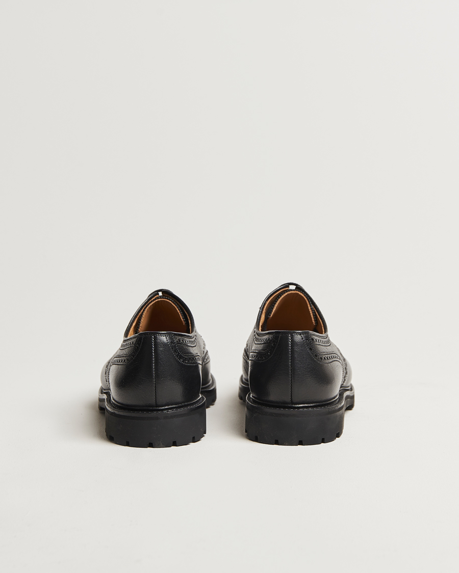 Mies | Crockett & Jones Pembroke Milled Grain Vibram Black | Crockett & Jones | Pembroke Milled Grain Vibram Black