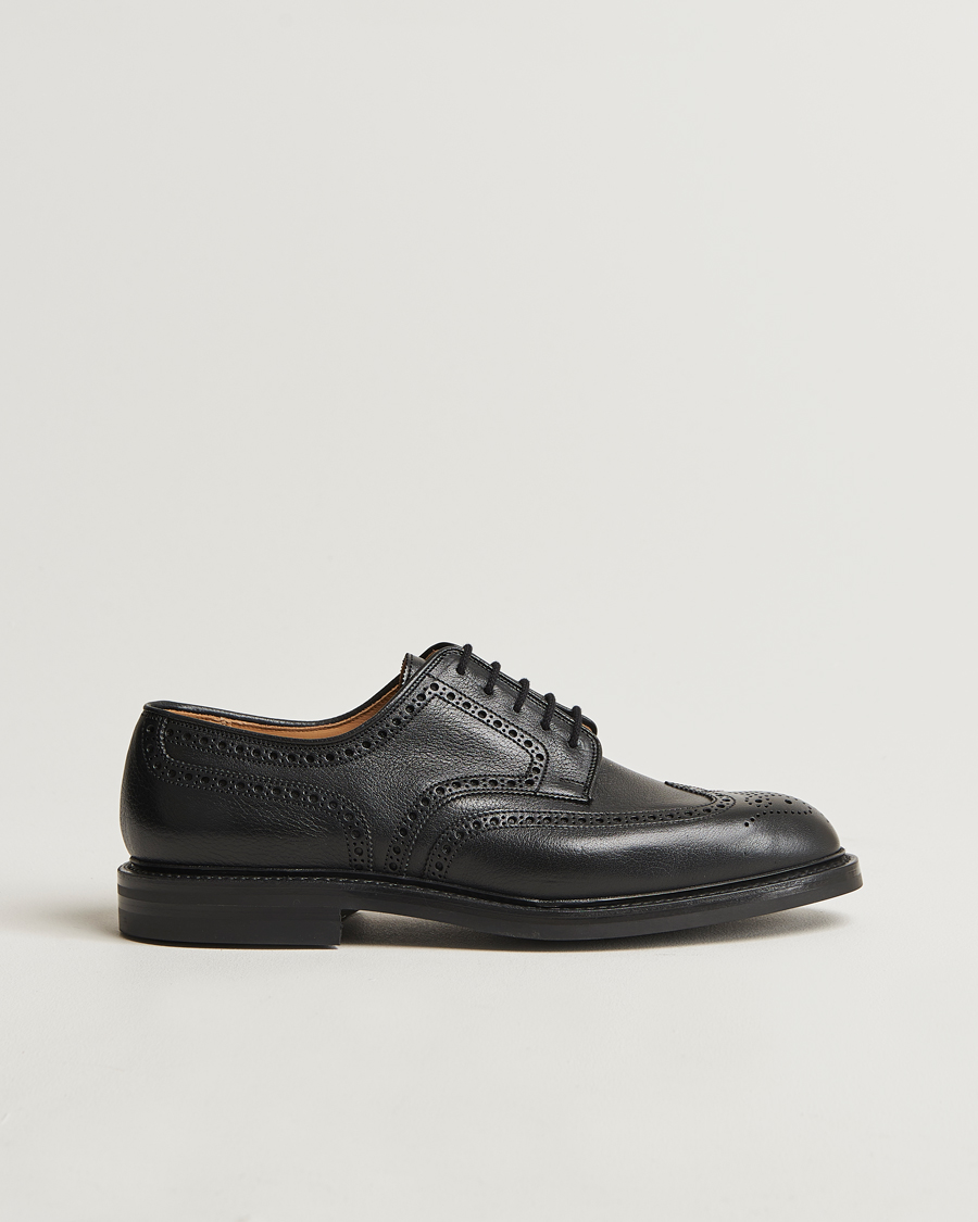 Mies | Brogue-kengät | Crockett & Jones x Tärnsjö Garveri | Crockett & Jones Pembroke Milled Grain Dainite Black