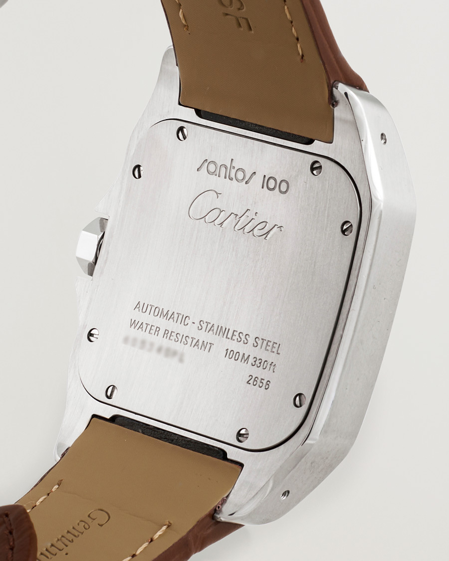 Mies | Cartier Pre-Owned Santos 100 Silver | Cartier Pre-Owned | Santos 100 Silver