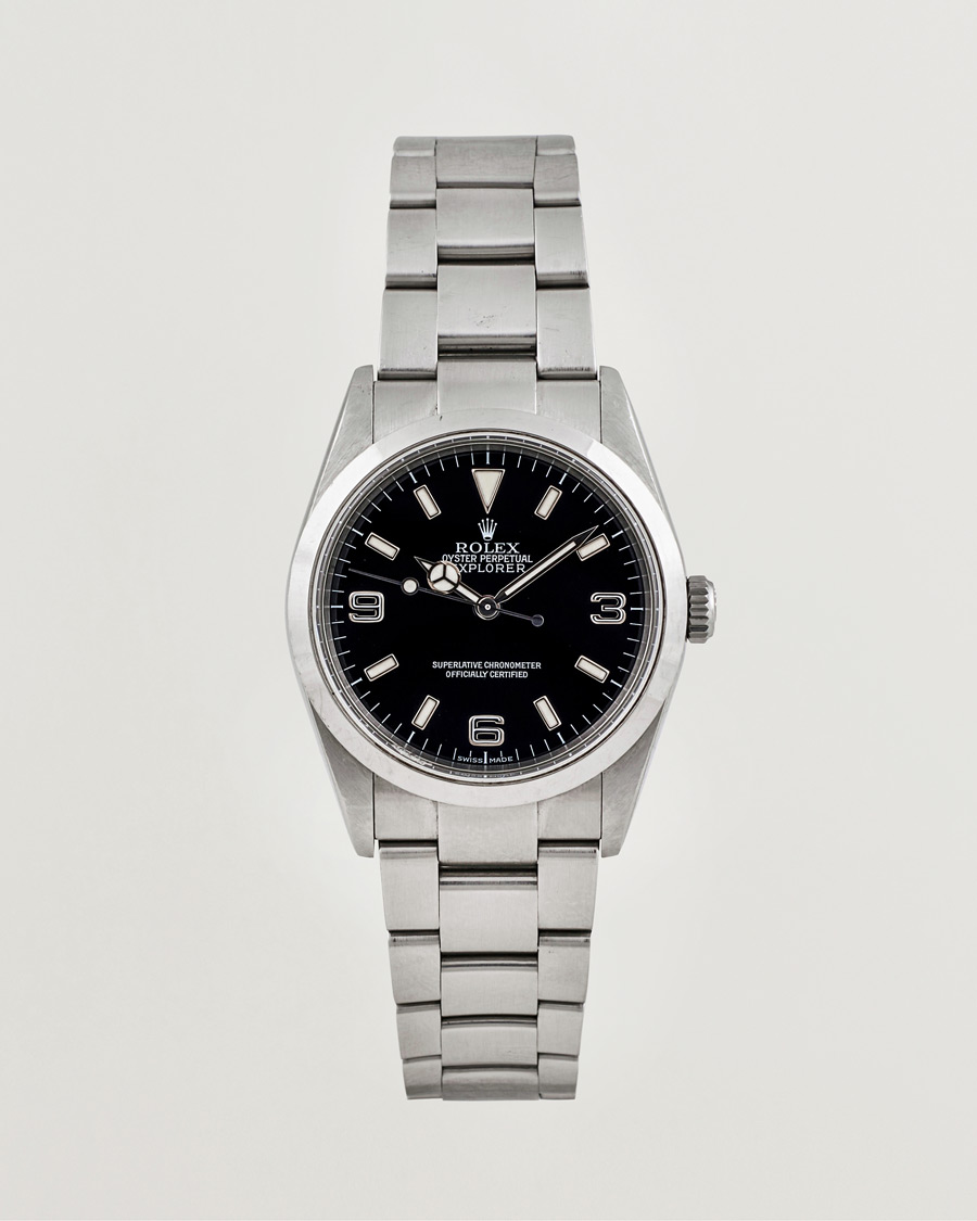 Mies | Rolex Pre-Owned Explorer 114270 Silver | Rolex Pre-Owned | Explorer 114270 Silver