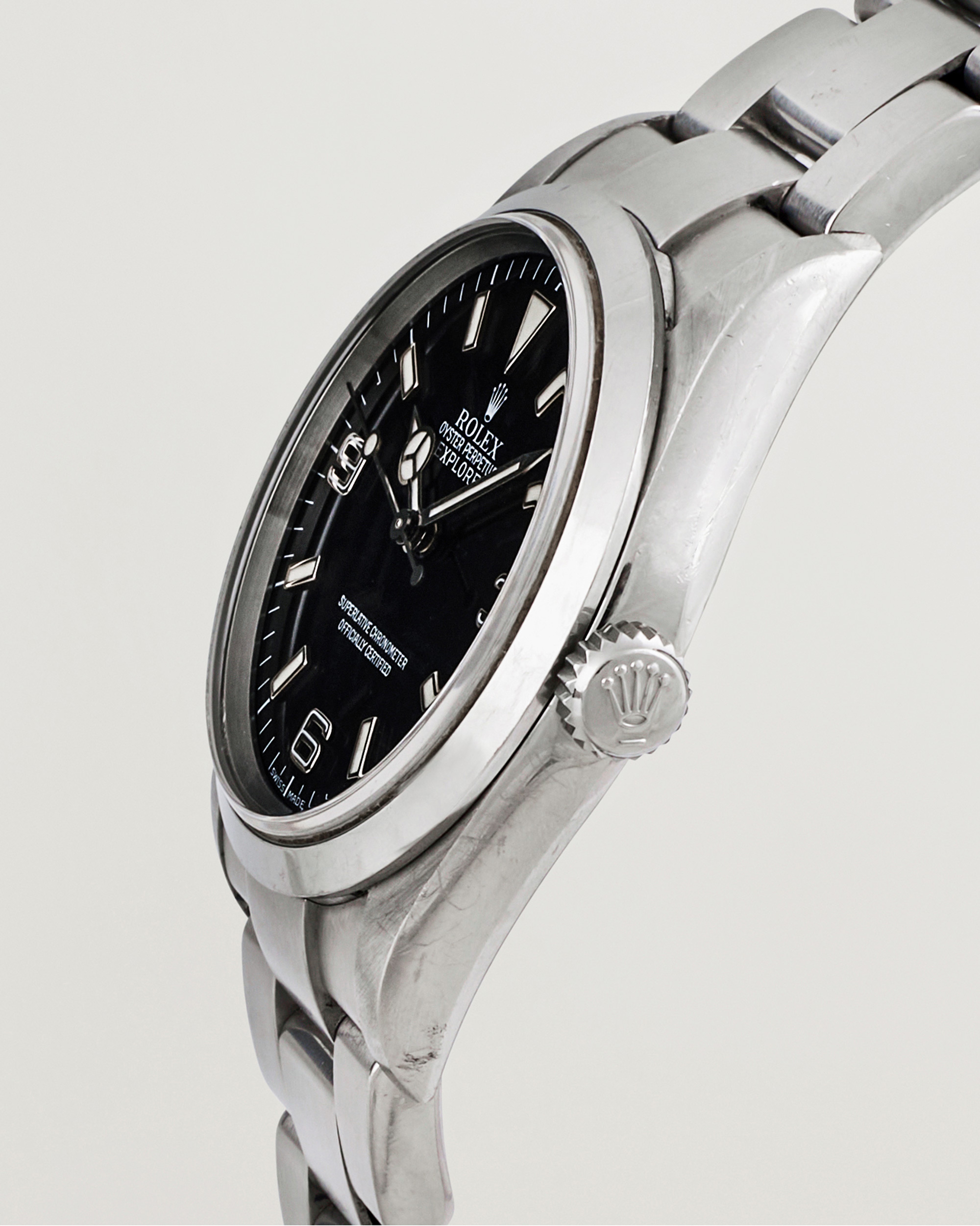 Mies | Rolex Pre-Owned Explorer 114270 Silver | Rolex Pre-Owned | Explorer 114270 Silver