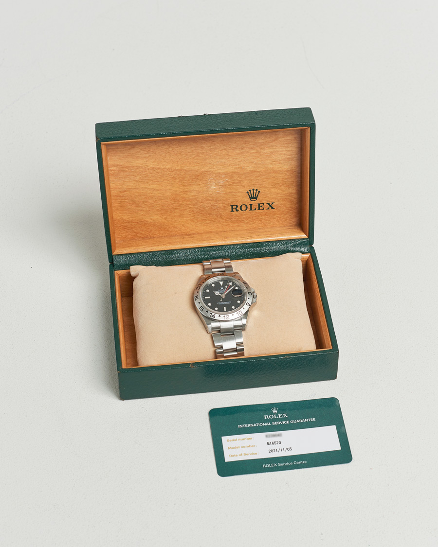 Mies | Rolex Pre-Owned Explorer II 16570 Silver | Rolex Pre-Owned | Explorer II 16570 Silver