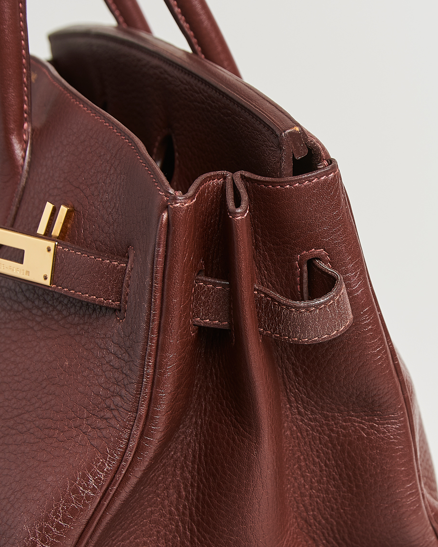 Mies | Hermès Pre-Owned Birkin 35 Taurillon Clemence Handbag Havana | Hermès Pre-Owned | Birkin 35 Taurillon Clemence Handbag Havana