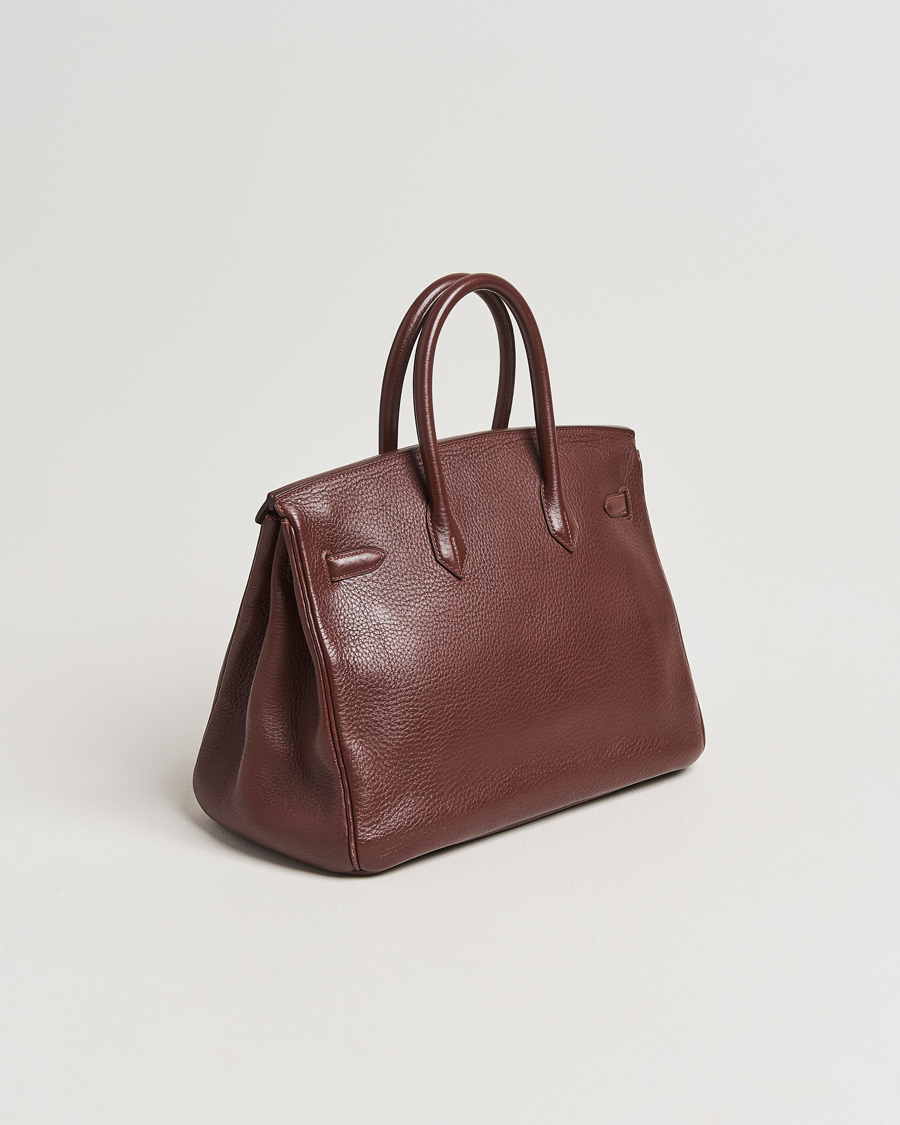 Mies | Hermès Pre-Owned Birkin 35 Taurillon Clemence Handbag Havana | Hermès Pre-Owned | Birkin 35 Taurillon Clemence Handbag Havana