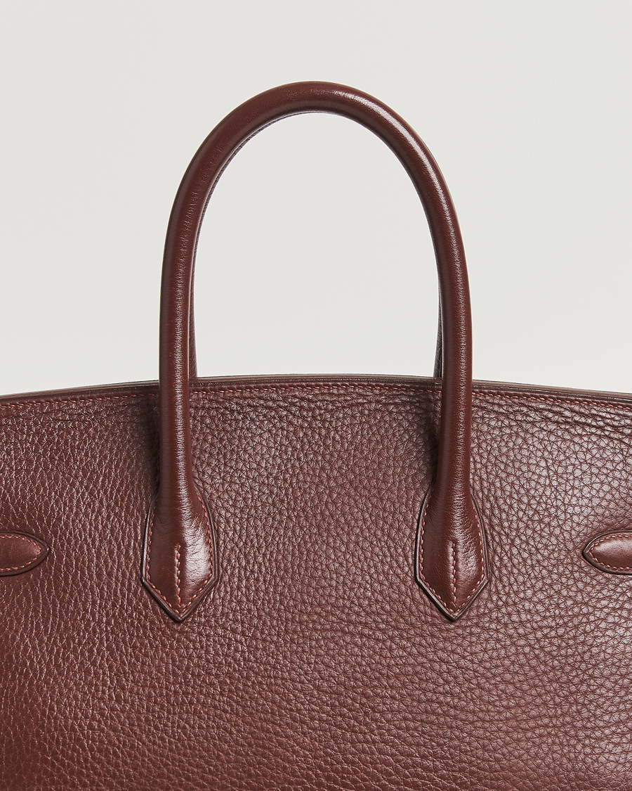 Mies | Hermès Pre-Owned Birkin 35 Taurillon Clemence Handbag Havana | Hermès Pre-Owned | Birkin 35 Taurillon Clemence Handbag Havana