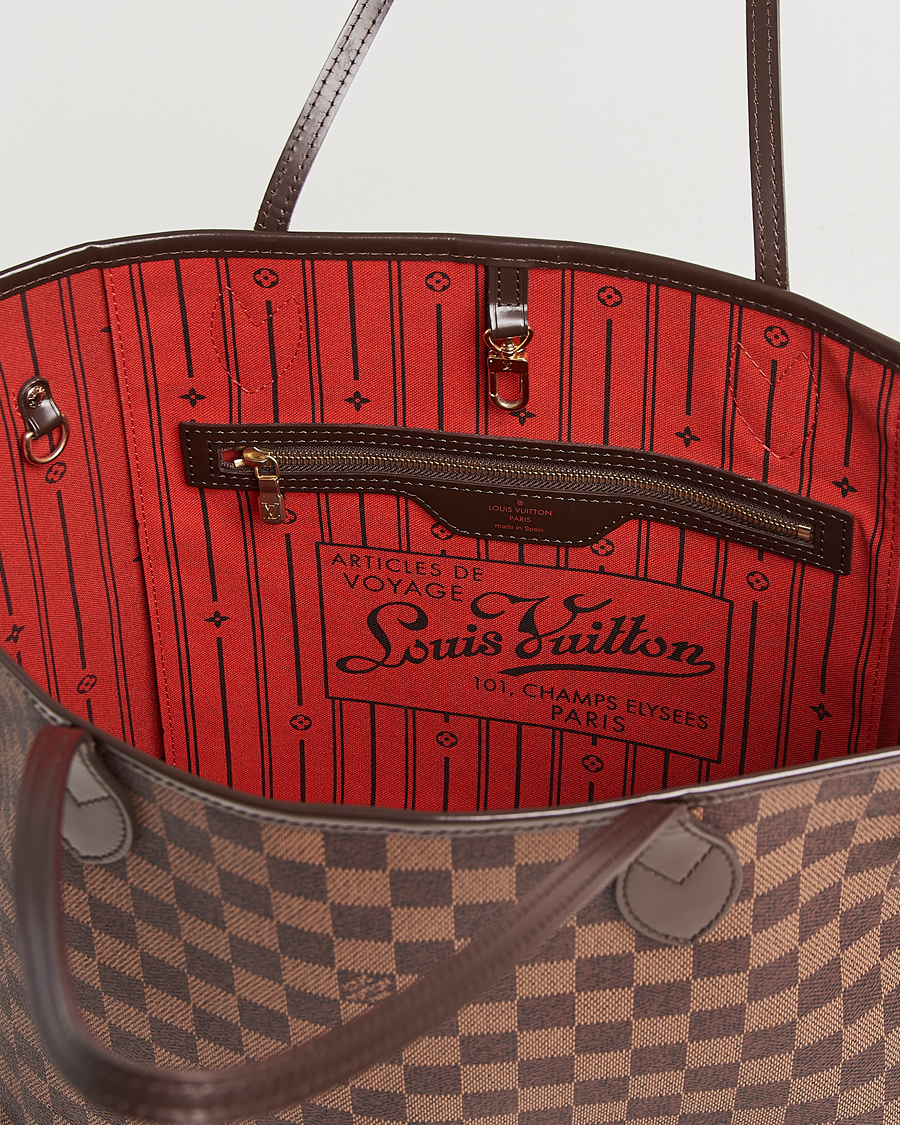 Mies | Louis Vuitton Pre-Owned Neverfull MM Totebag Damier Ebene | Louis Vuitton Pre-Owned | Neverfull MM Totebag Damier Ebene