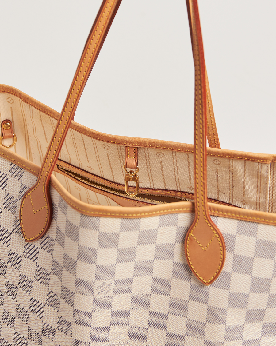 Mies | Louis Vuitton Pre-Owned Neverfull MM Totebag Damier Azur | Louis Vuitton Pre-Owned | Neverfull MM Totebag Damier Azur