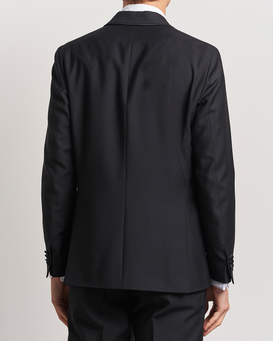Mies | Pikkutakit | Oscar Jacobson | Fattore Double Breasted Tuxedo Blazer Black