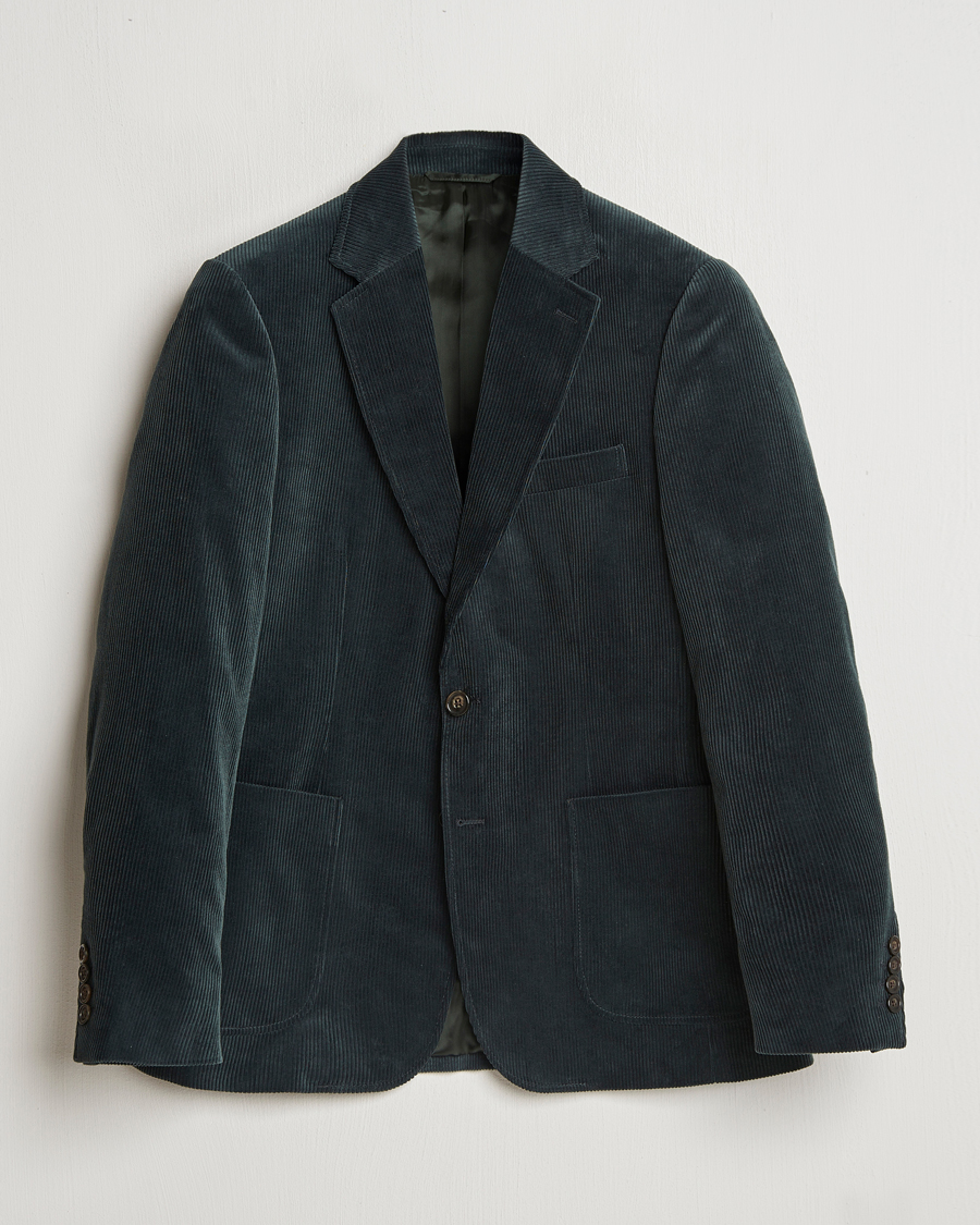 Mies | Pikkutakit | Gant | Slim Corduroy Suit Jacket Tartan Green
