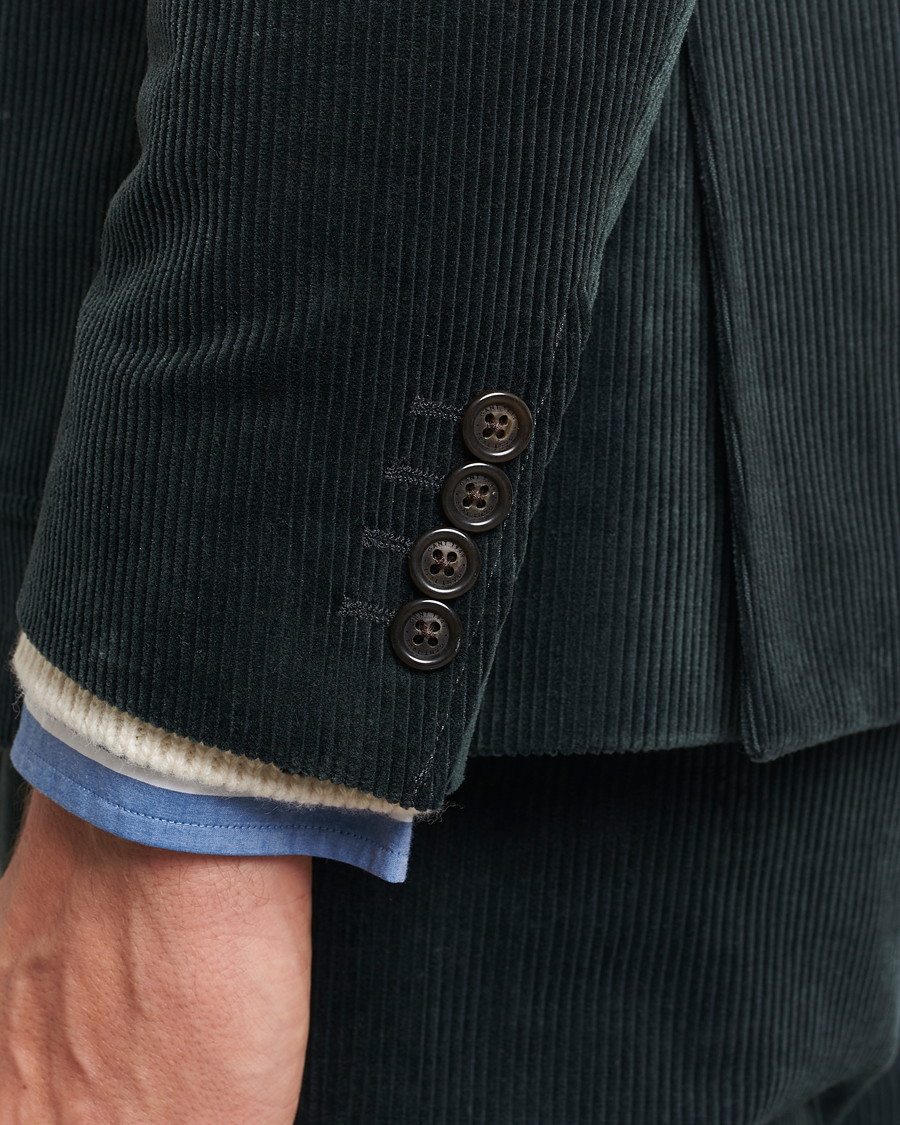 Mies | Pikkutakit | Gant | Slim Corduroy Suit Jacket Tartan Green