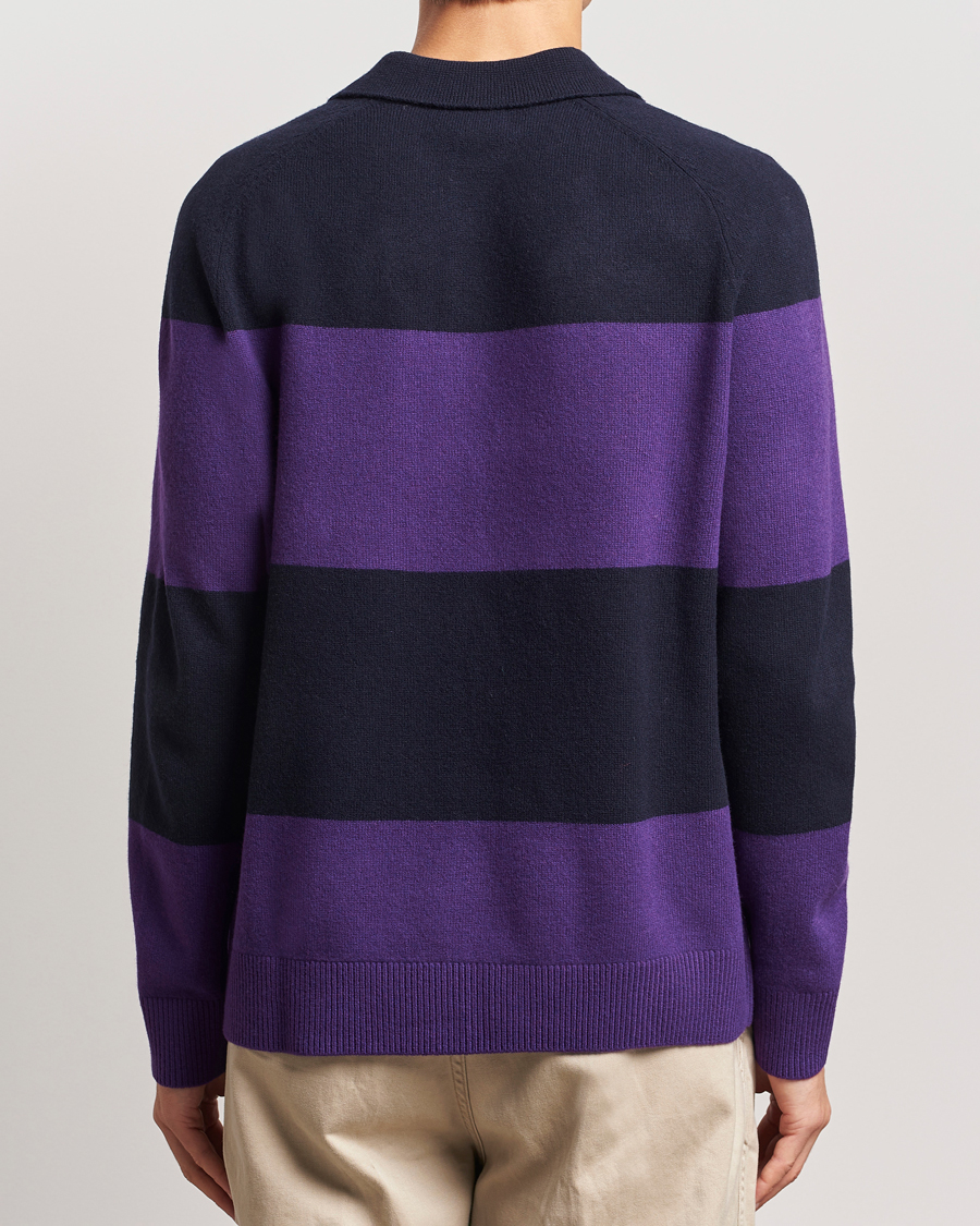 Mies | Puserot | Morris | Frank Knitted Rugger Purple