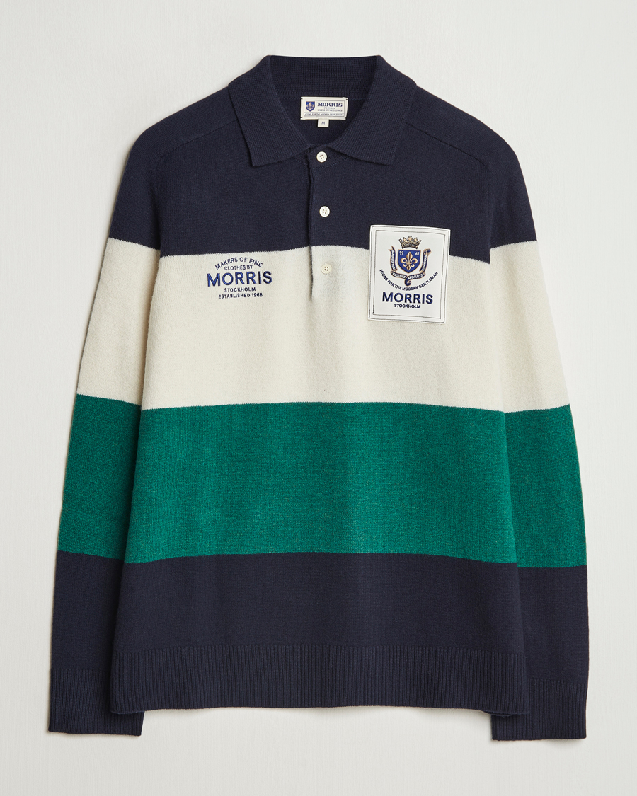 Mies | Puserot | Morris | Frank Knitted Rugger Old Blue