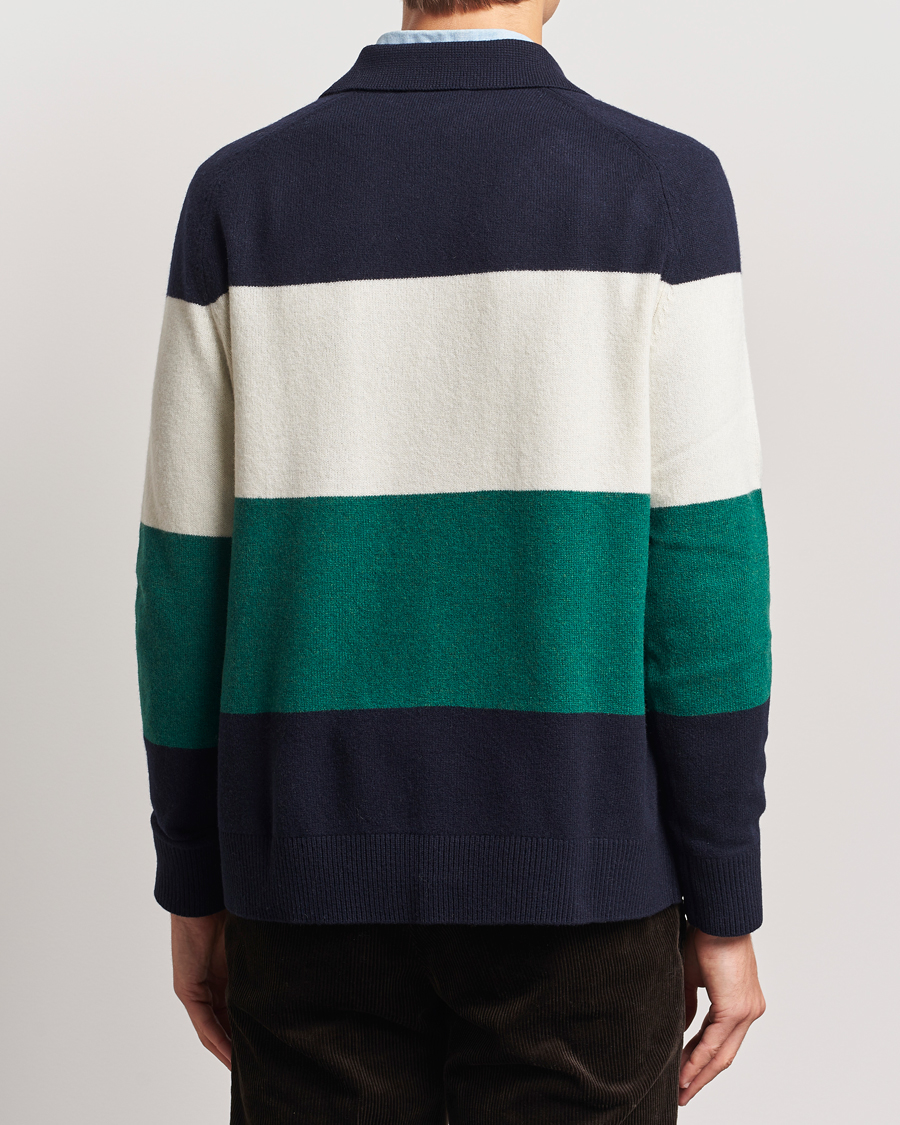 Mies | Puserot | Morris | Frank Knitted Rugger Old Blue